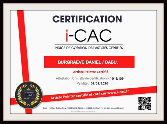 Daniel Burgraeve nello studio: COTATION DANIEL BURGRAEVE