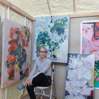 Cindy Bernier dans le studio