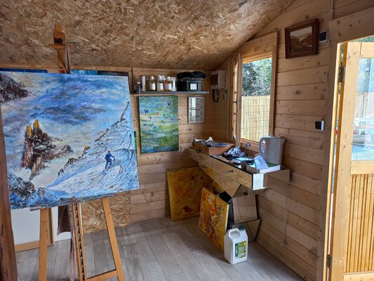 Yves Weiler in the Studio: mon atelier de Toulouse