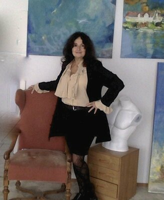 Nataliy Schenkmann dans le studio