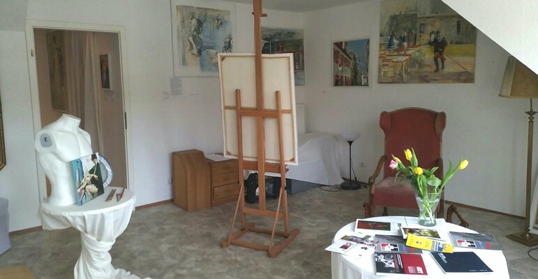 Nataliy Schenkmann dans le studio: Im Atelier