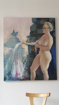 Nataliy Schenkmann dans le studio