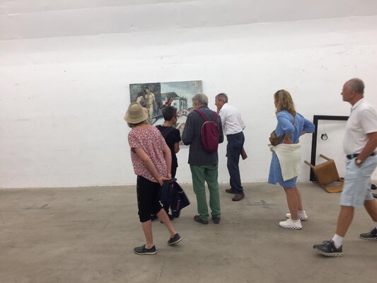 Nataliy Schenkmann dans le studio: KM 570 Jubiläumsausstellung KM 570 - Kunstverein Mittelrhein Die Vernissage findet am Sonntag, den 16.07. um 15 Uhr statt.
