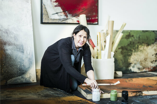 Katja Gramann Artista Pittrice contemporaneo Tedesco Singulart 