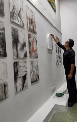 Alejandro Naranjo im Studio