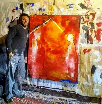 Alejandro Naranjo im Studio