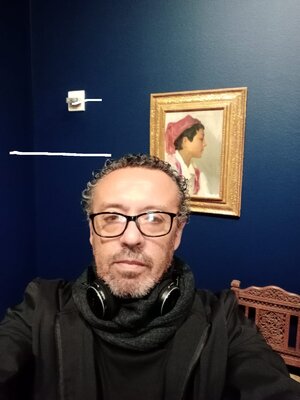 Alejandro Naranjo in de studio