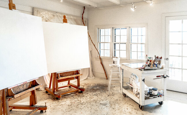 Anna Jaap im Studio: Painting Area