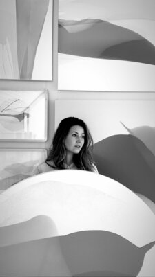 Vanessa Sylvain en el estudio
