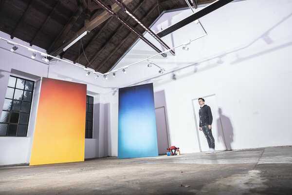 Danny Frede in the Studio: Colour Gradients Project 2022 in my Studio