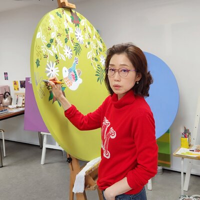 Mia Kim nello studio