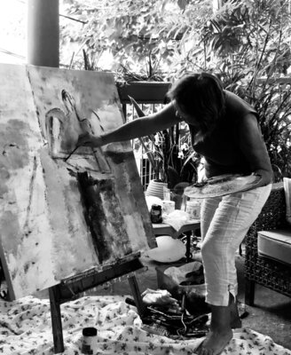 Marie Rouach en el estudio