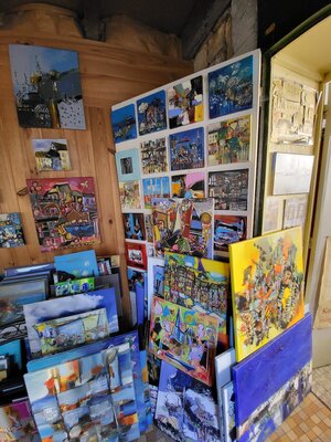 Muriel Cayet im Studio