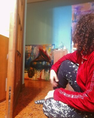 Irene Russo in the Studio: Dettaglio studio artistico di Avellino