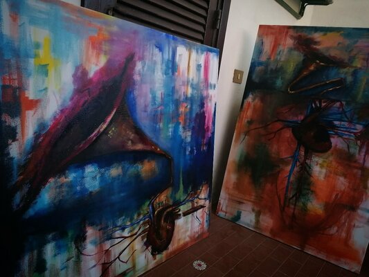 Irene Russo in the Studio: Studio artistico di Roma