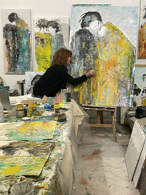 Giusy Lauriola im Studio: mentre lavoro