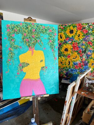 Jon Parlangeli nello studio: Mother Nature with her bounty!