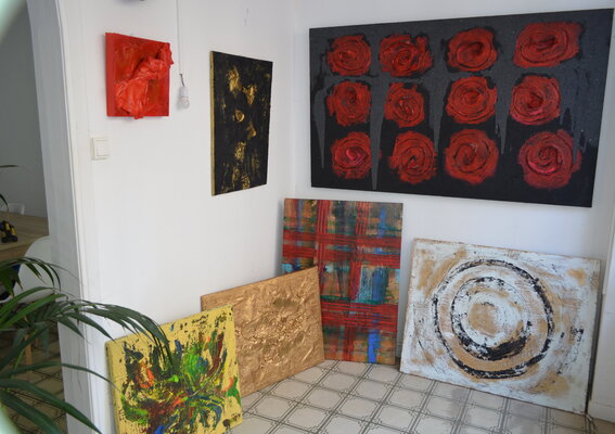 Juan Hidalgo in the Studio: Zona de estudio