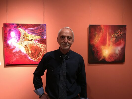 André Bielen im Studio: musee de Sanghai