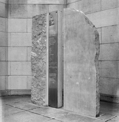 Halinka Jakubowska en el estudio: Monument à la Mémoire des Soldats Polonais