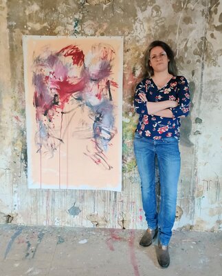Emily Starck in the Studio: Œuvre Séoul - Atelier Emily STARCK