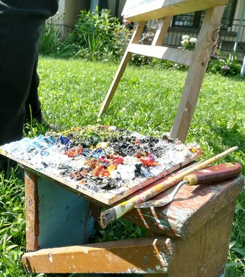 Grigor Velev in de studio: My Paints