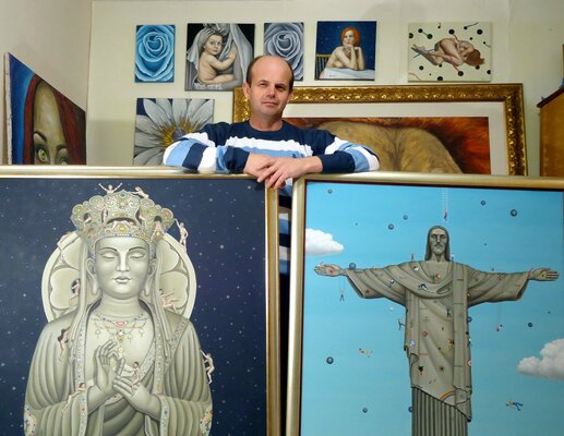 Grigor Velev in de studio: At my studio