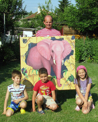 Grigor Velev in de studio: My Art & My Family