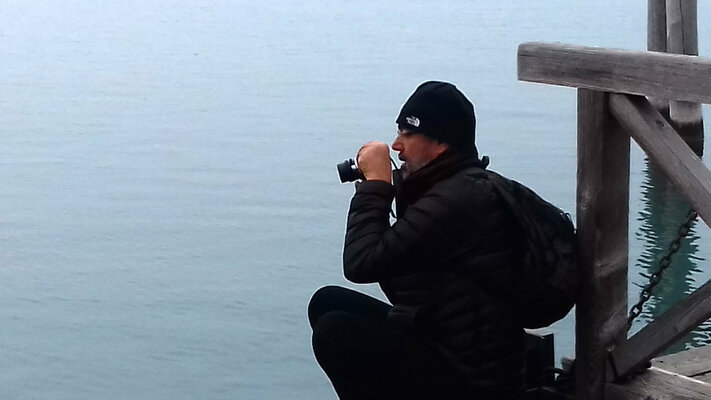 Andrea Benetti nello studio: Mentre fotografo Venezia...