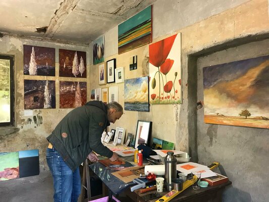 Kai Hoge en el estudio: im Sommer Studio