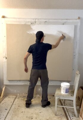 David Sheldon in the Studio
