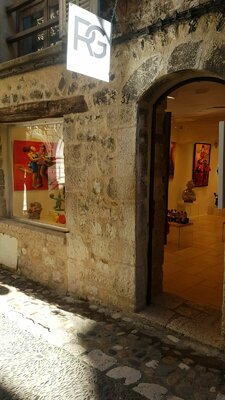 Yutao Ge im Studio: Exposition Galerie Riviera, Saint Paul de Vence