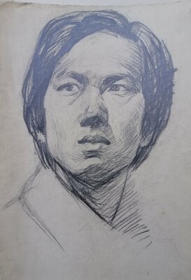 Yutao Ge im Studio: Dessiné autrefois à l'école d'arts
