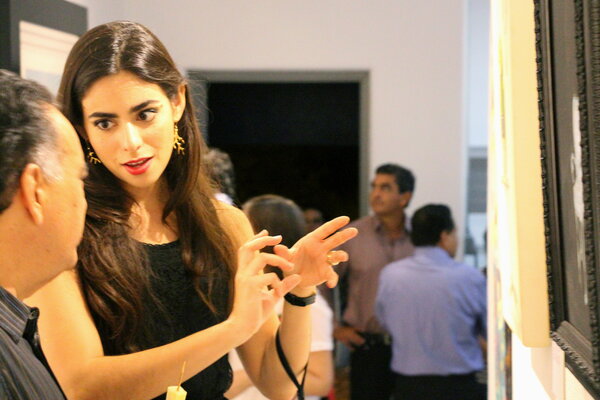 Alexia López Sosa in the Studio