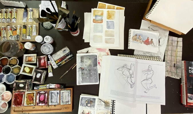 Bruno Vázquez in the Studio