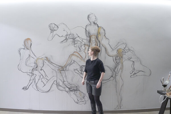 Alexandra Hiltl in the Studio