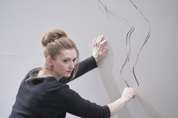 Alexandra Hiltl in the Studio
