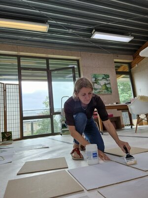 Bea Evers dans le studio: In my studio