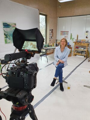 Bea Evers dans le studio: In my studio for an interview