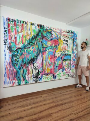 Christian Dittus im Studio: "Holiday monster dreams" and me