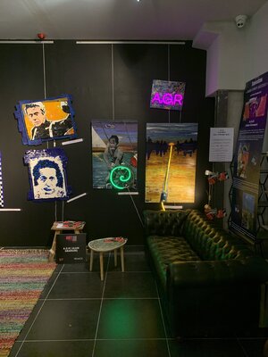 Alain Granger (A.G.R.) en el estudio: Mon compagnon  à l'atelier ...