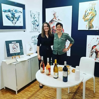 Amandyne Steropes in de studio: ART SHOPPING CARROUSEL DU LOUVRE