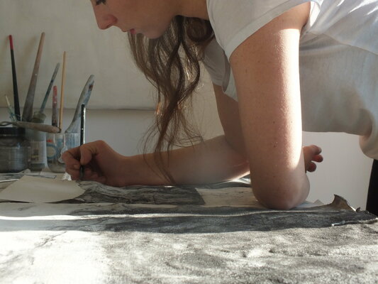 Marilina Marchica nello studio