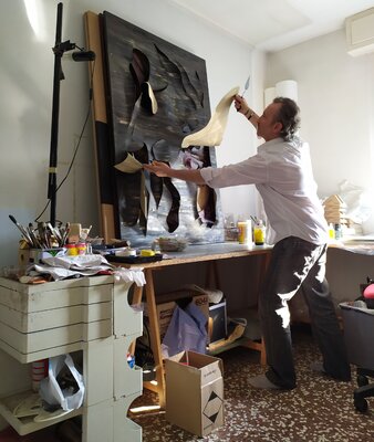 Stefano Mazzolini im Studio