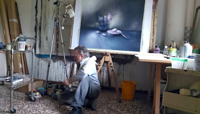 Stefano Mazzolini im Studio