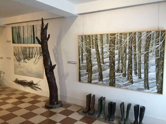 Piero Casarin in the Studio: Questa è un'altra Mostra che ho fatto a Venezia alla Galleria Multimedia Laboratory Art Conservation Fondamenta della Misericordia Venezia