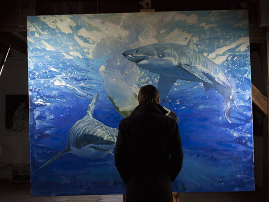 Oleksii Gnievyshev nello studio