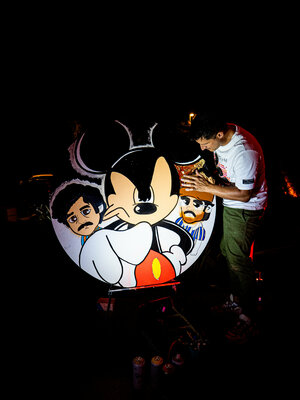 JoGis Art dans le studio: Live Painting Show