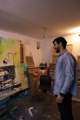 Yaroslav Yasenev im Studio: Art is my life , art is my air . One day in my beautiful studio