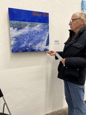 Thomas Peter Kausel in de studio: Kunstpavillon Alter Botanischer Garten, München, Vernissage